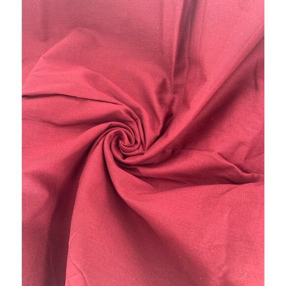 Quilting Fabric Cotton Remnant Broadcloth Red Wine 34 x 1.333 Yards Sewing Craft - Picture 3 of 4
